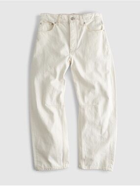 Madewell Off-White the Darted Barrel-Leg Jeans
